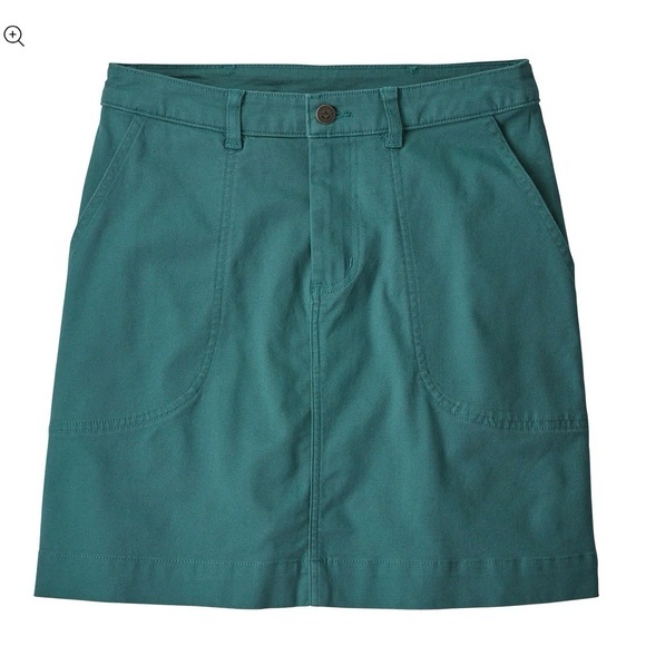 Patagonia Dresses & Skirts - Patagonia Organic Cotton Utility Mini Skirt Teal Green Size 4